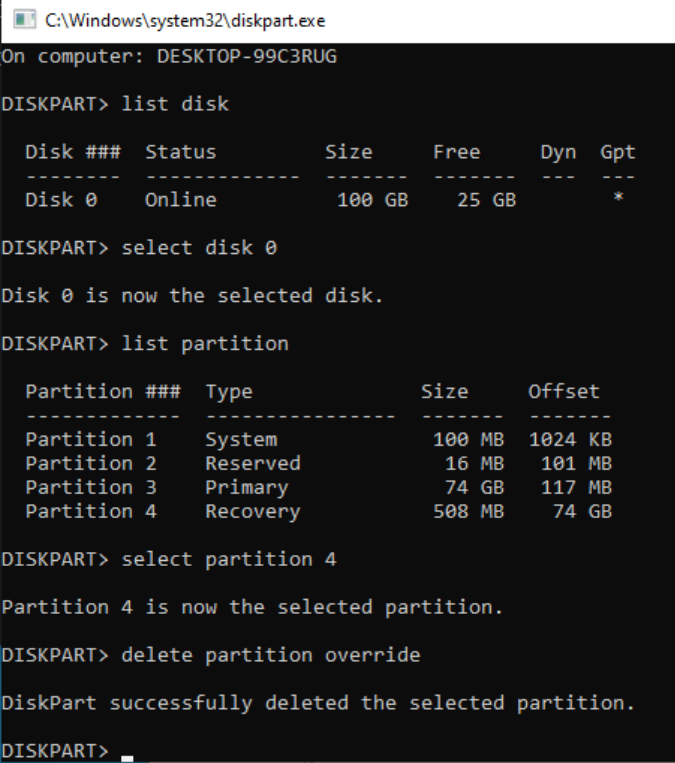 Redimensionar vDisk 2